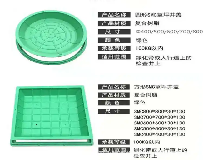 浠水树脂复合种植井盖展示